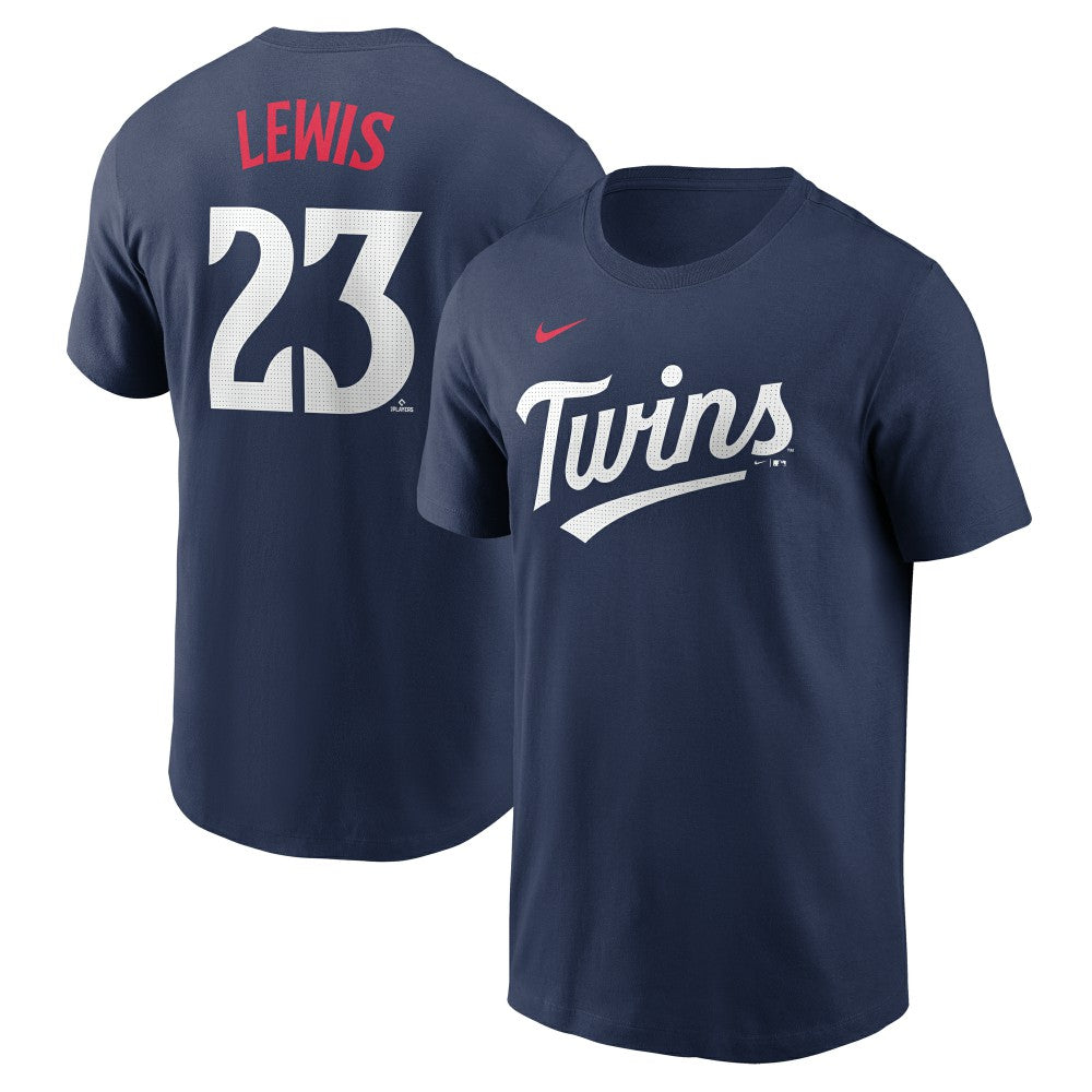 Royce Lewis Minnesota Twins Fuse Name & Number T-Shirt Navy | Nike