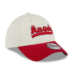 Los Angeles Angels City Connect Batting Practice 39THIRTY Flex Hat Cream/Red | New Era
