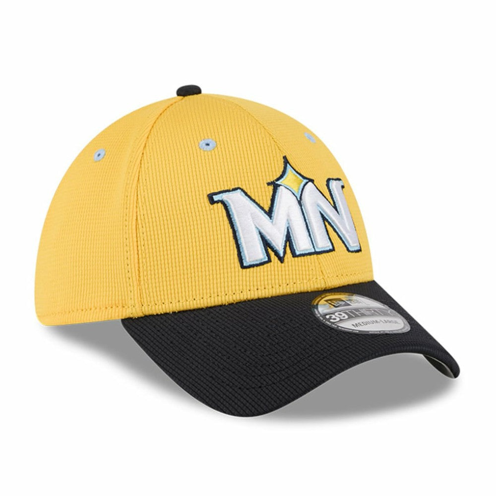 Minnesota Twins City Connect Batting Practice 39THIRTY Flex Hat Yellow/Black | New Era