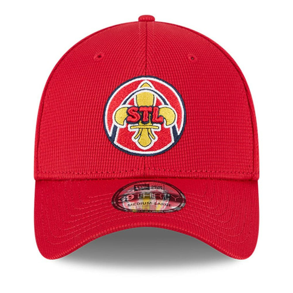 St. Louis Cardinals City Connect Batting Practice 39THIRTY Flex Hat Red | New Era