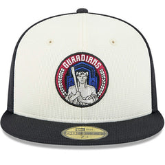 Cleveland Guardians City Connect Batting Practice 59FIFTY Fitted Hat Navy/White | New Era