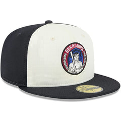 Cleveland Guardians City Connect Batting Practice 59FIFTY Fitted Hat Navy/White | New Era