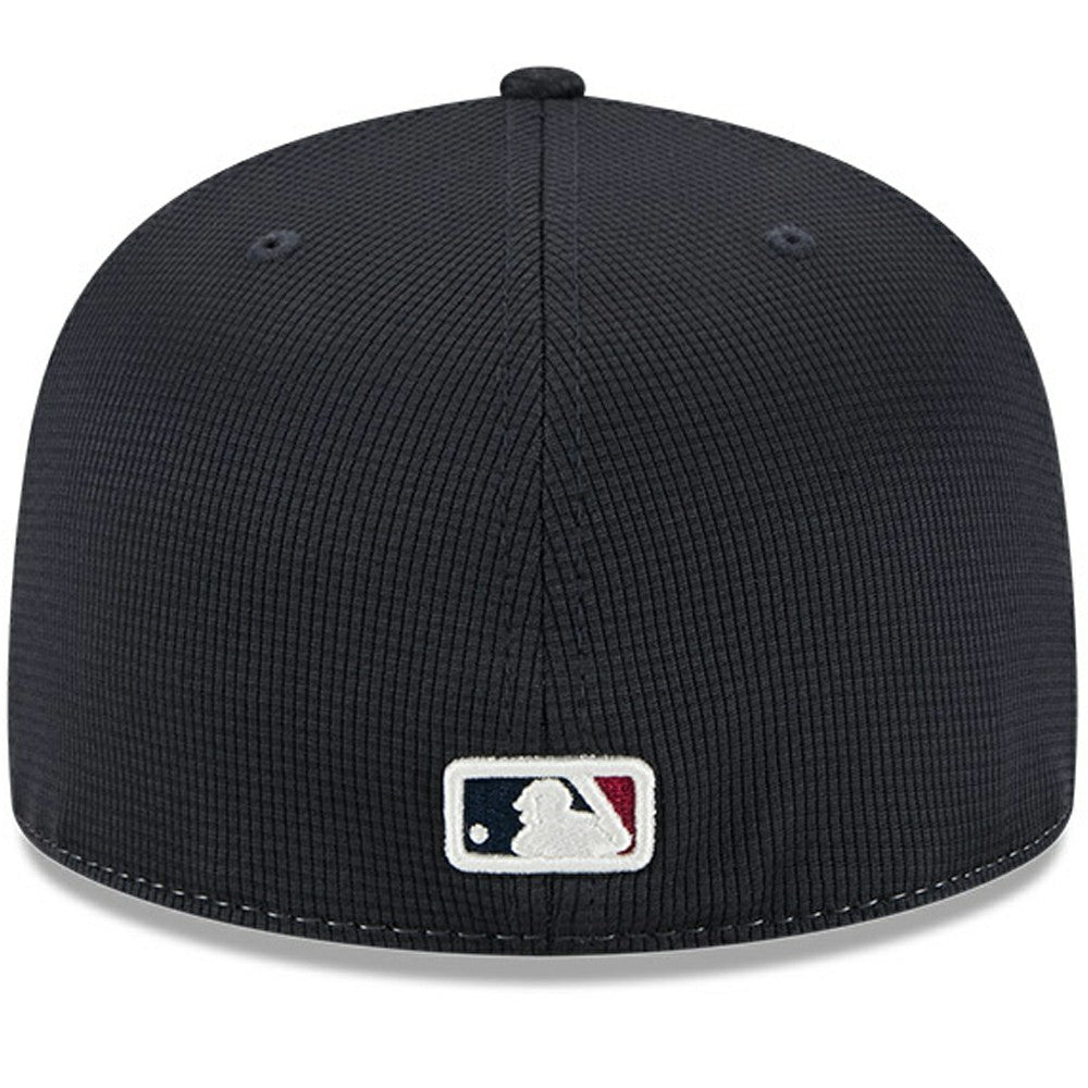 Cleveland Guardians City Connect Batting Practice 59FIFTY Fitted Hat Navy/White | New Era
