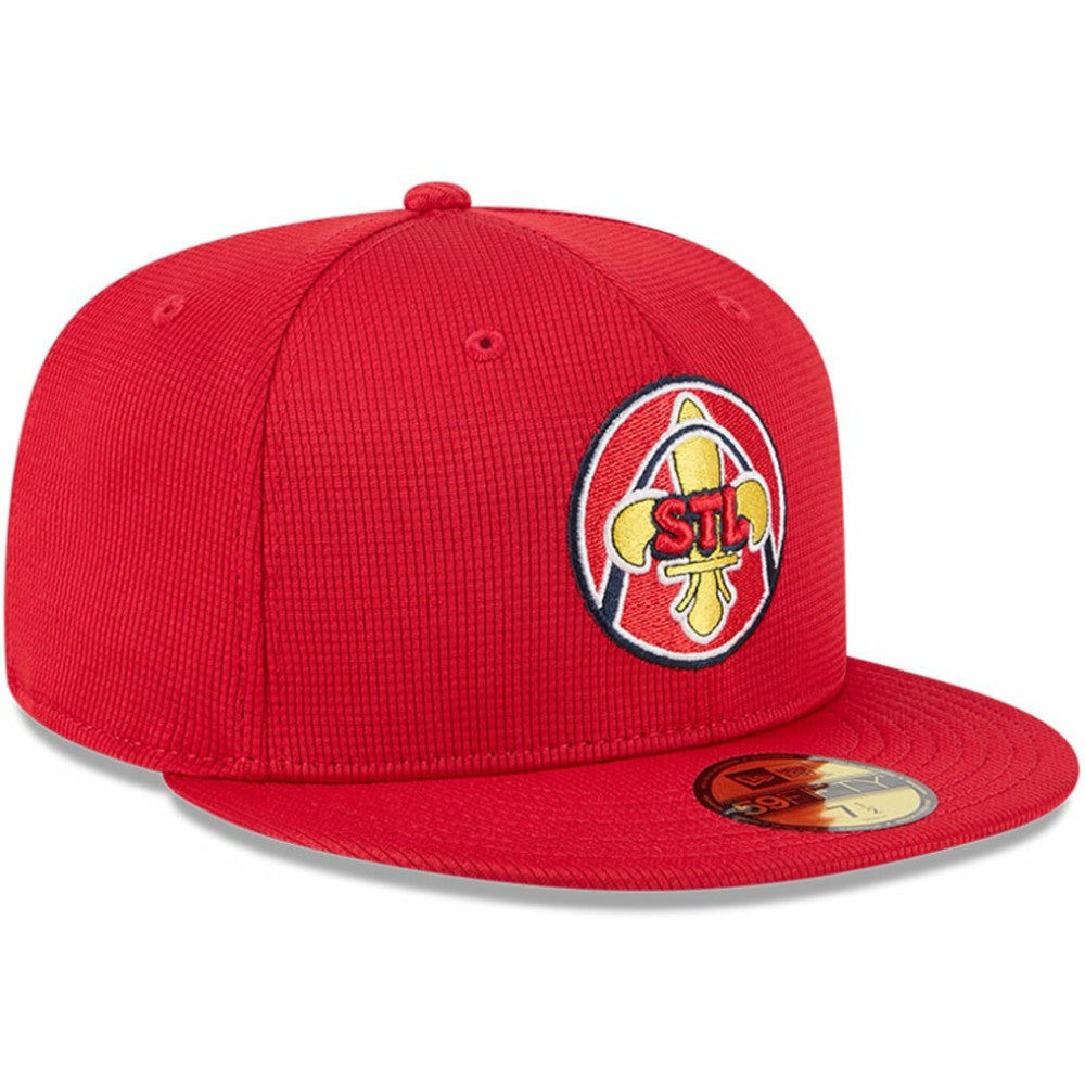 St. Louis Cardinals City Connect Batting Practice 59FIFTY Fitted Hat Red | New Era