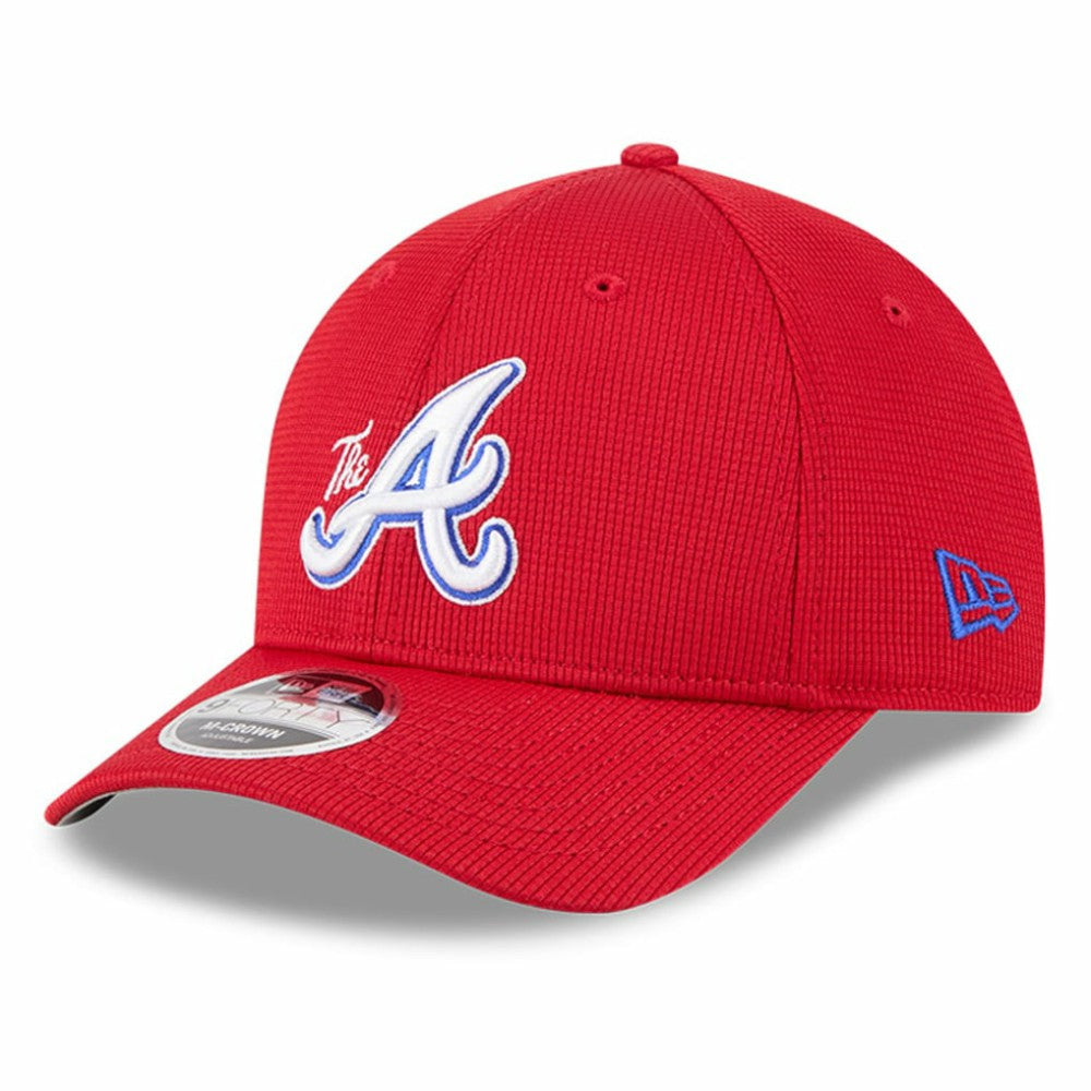 Atlanta Braves City Connect Batting Practice 9FORTY M-Crown Adjustable Hat Red | New Era