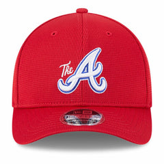 Atlanta Braves City Connect Batting Practice 9FORTY M-Crown Adjustable Hat Red | New Era