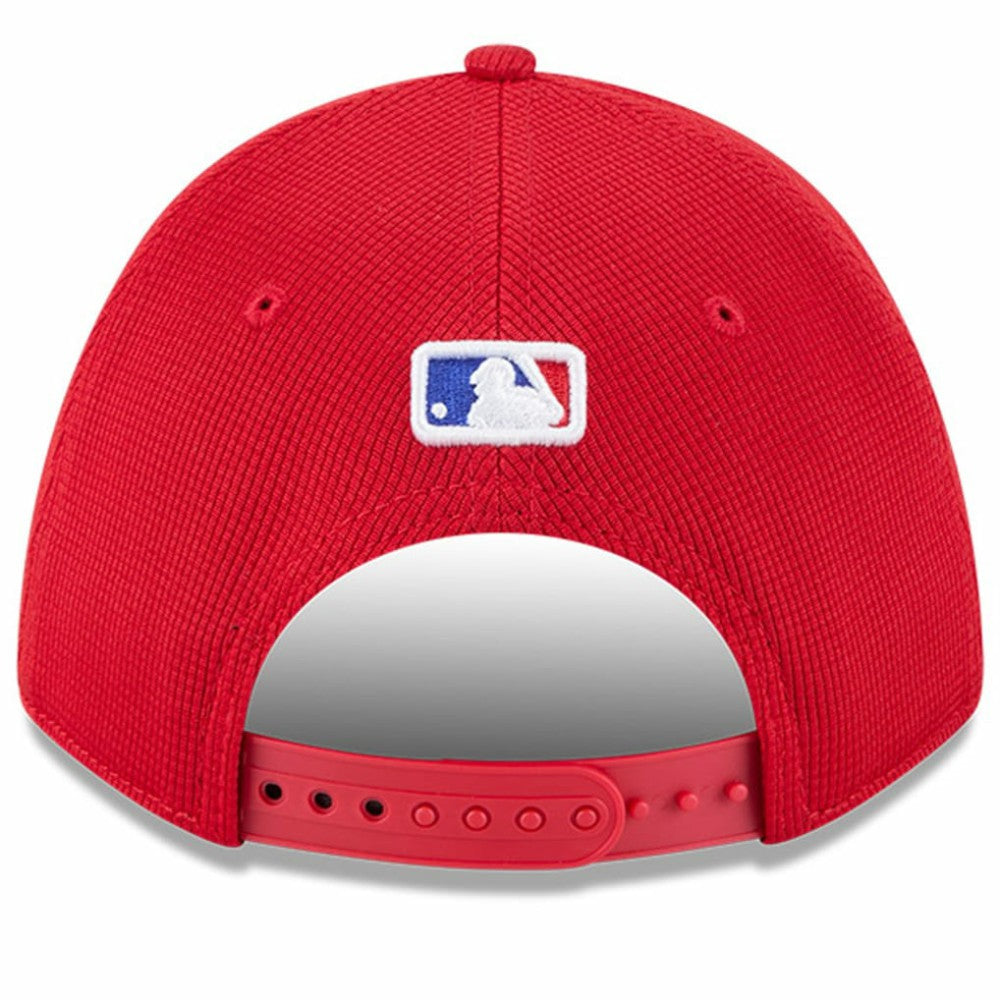 Atlanta Braves City Connect Batting Practice 9FORTY M-Crown Adjustable Hat Red | New Era