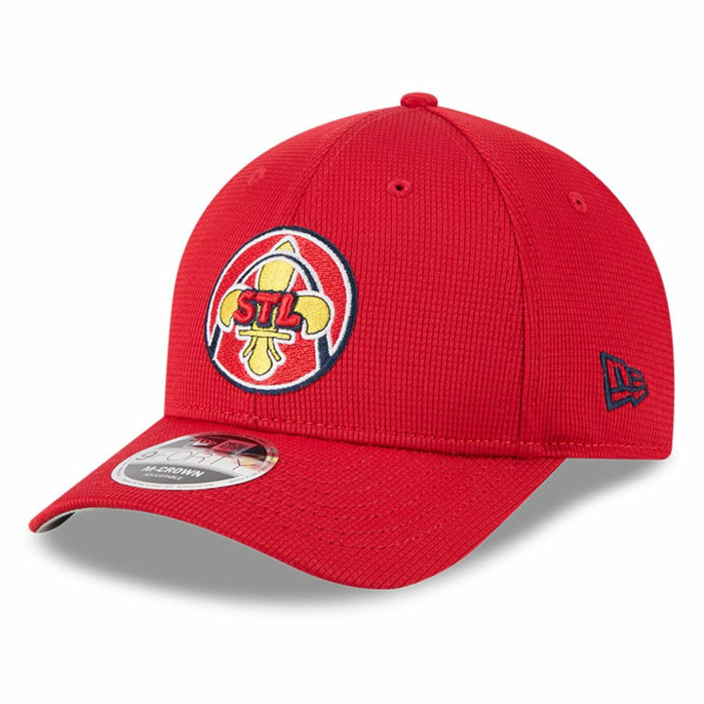 St. Louis Cardinals City Connect Batting Practice 9FORTY M-Crown Adjustable Hat Red | New Era