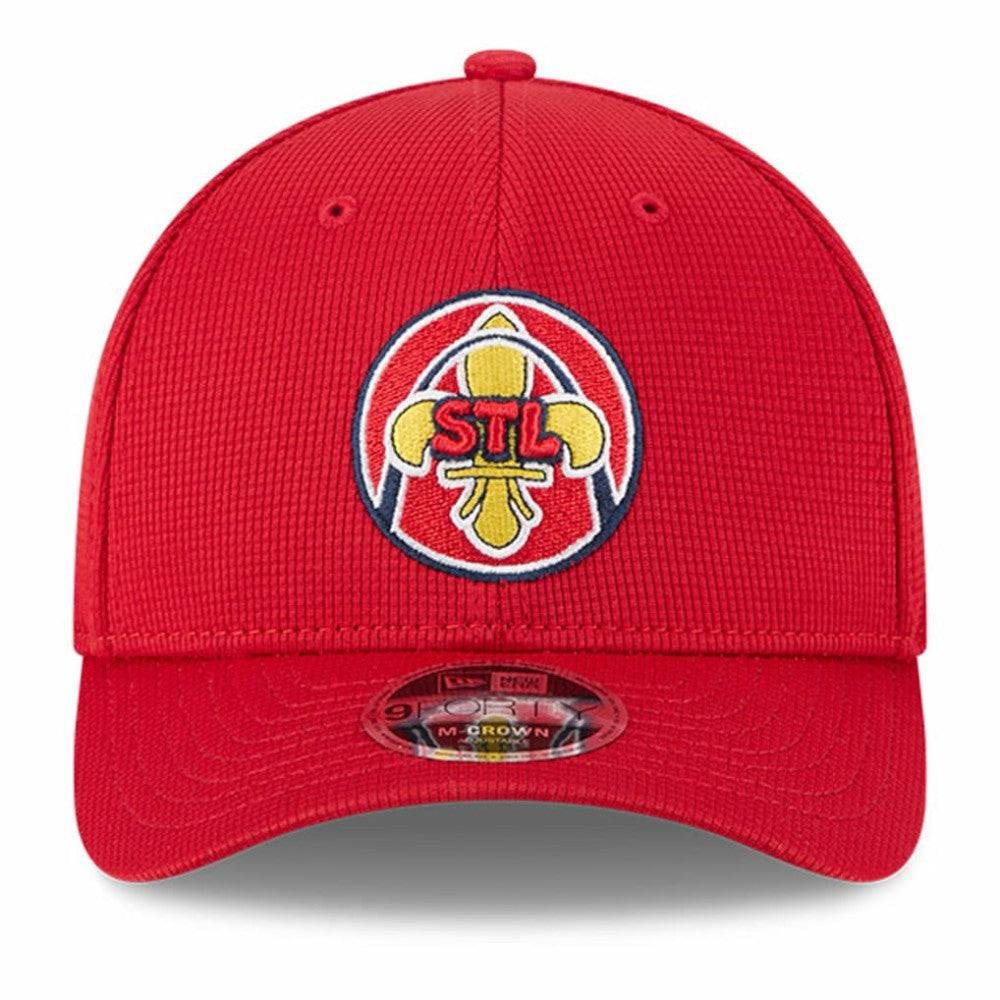 St. Louis Cardinals City Connect Batting Practice 9FORTY M-Crown Adjustable Hat Red | New Era