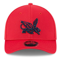 Texas Rangers City Connect Batting Practice 9FORTY M-Crown Adjustable Hat Red | New Era