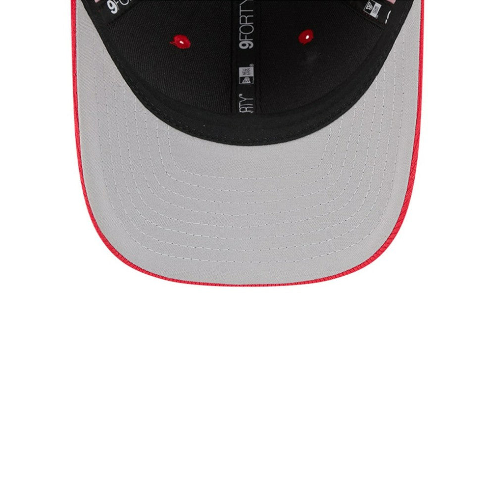 Texas Rangers City Connect Batting Practice 9FORTY M-Crown Adjustable Hat Red | New Era