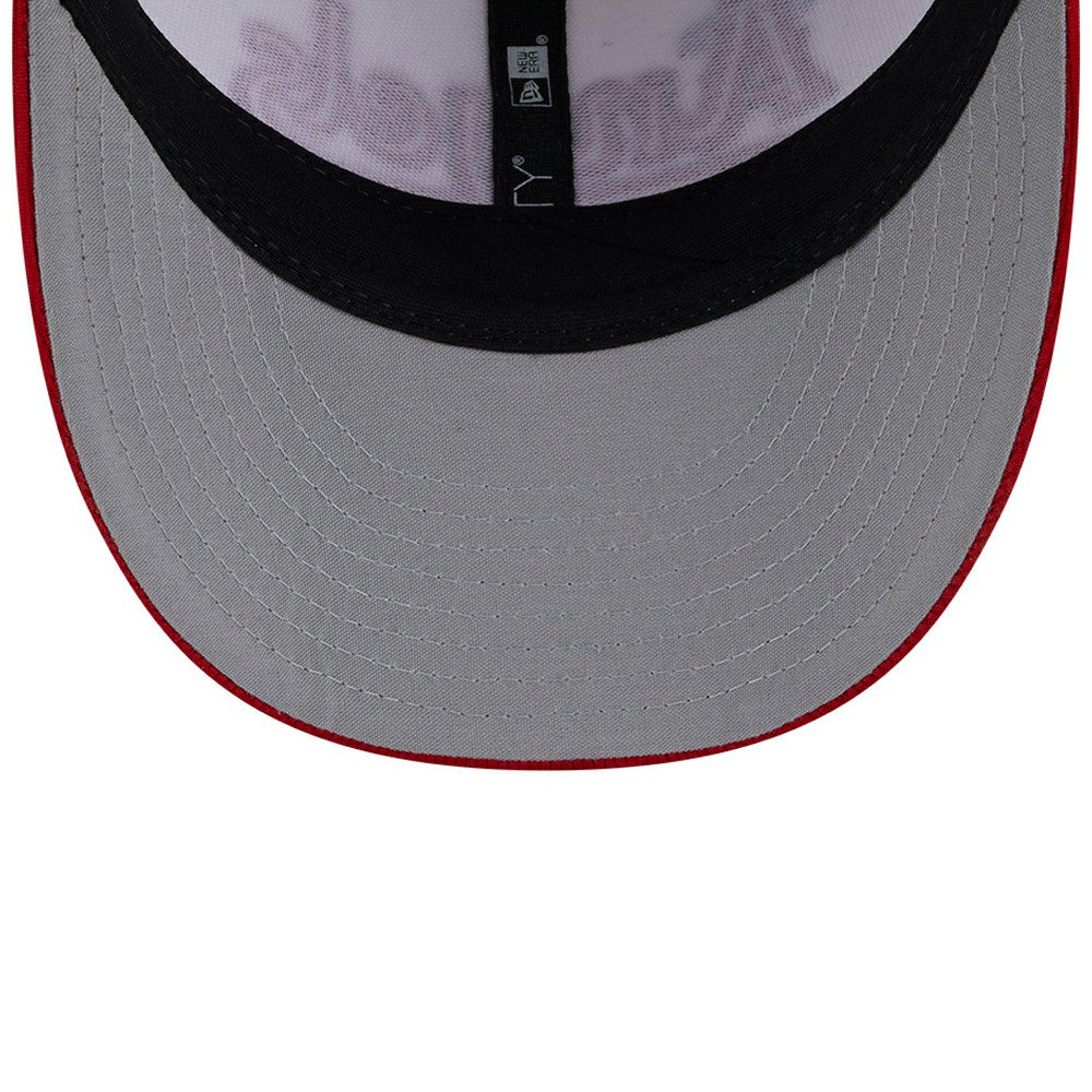 Los Angeles Angels City Connect Batting Practice Low Profile 59FIFTY Fitted Hat Cream/Red | New Era