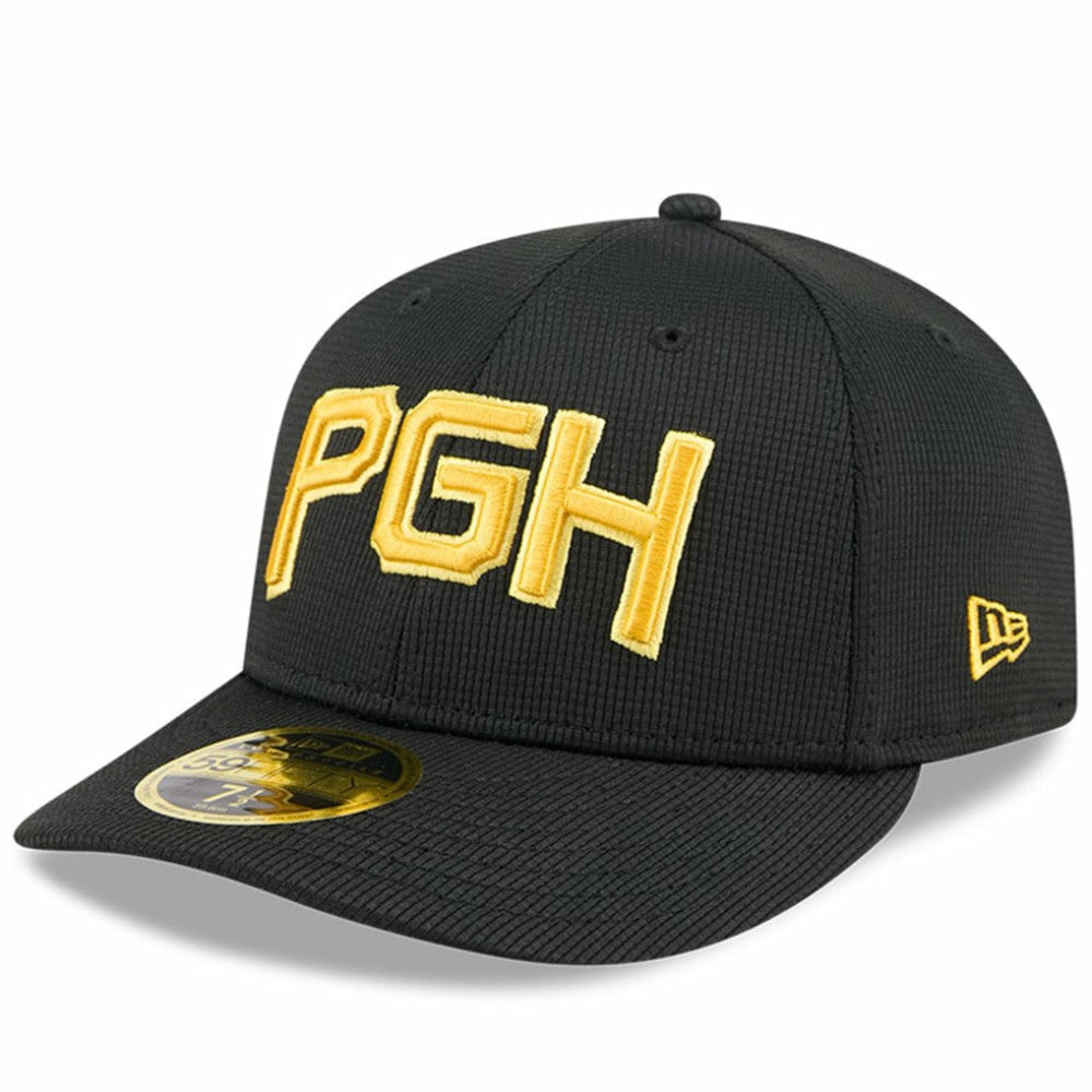 Pittsburgh Pirates City Connect Batting Practice Low Profile 59FIFTY Fitted Hat Black | New Era