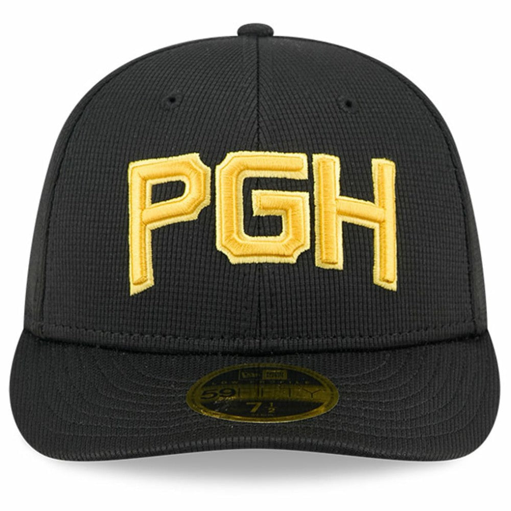 Pittsburgh Pirates City Connect Batting Practice Low Profile 59FIFTY Fitted Hat Black | New Era