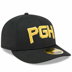 Pittsburgh Pirates City Connect Batting Practice Low Profile 59FIFTY Fitted Hat Black | New Era