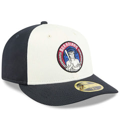 Cleveland Guardians City Connect Batting Practice Low Profile 59FIFTY Fitted Hat Navy/White | New Era