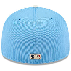 Los Angeles Dodgers City Connect Batting Practice Low Profile 59FIFTY Fitted Hat Light Blue | New Era