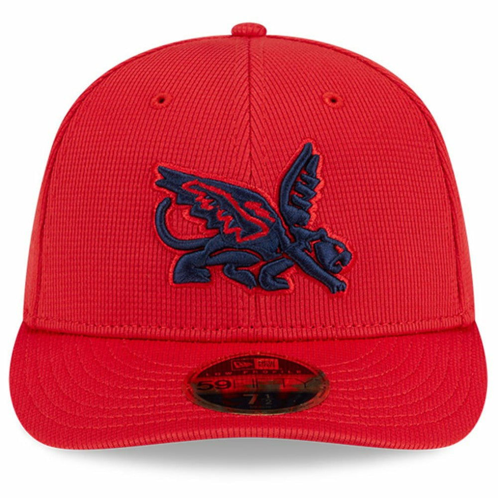 Texas Rangers City Connect Batting Practice Low Profile 59FIFTY Fitted Hat Red | New Era