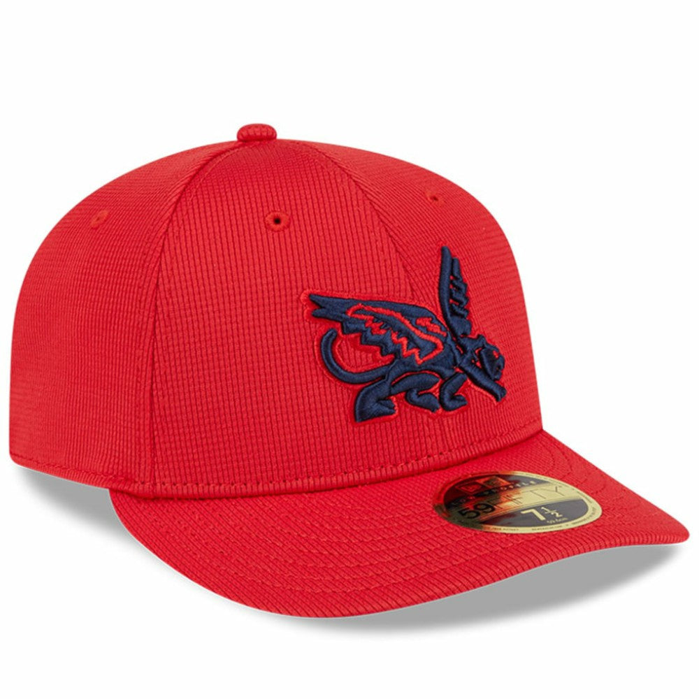 Texas Rangers City Connect Batting Practice Low Profile 59FIFTY Fitted Hat Red | New Era