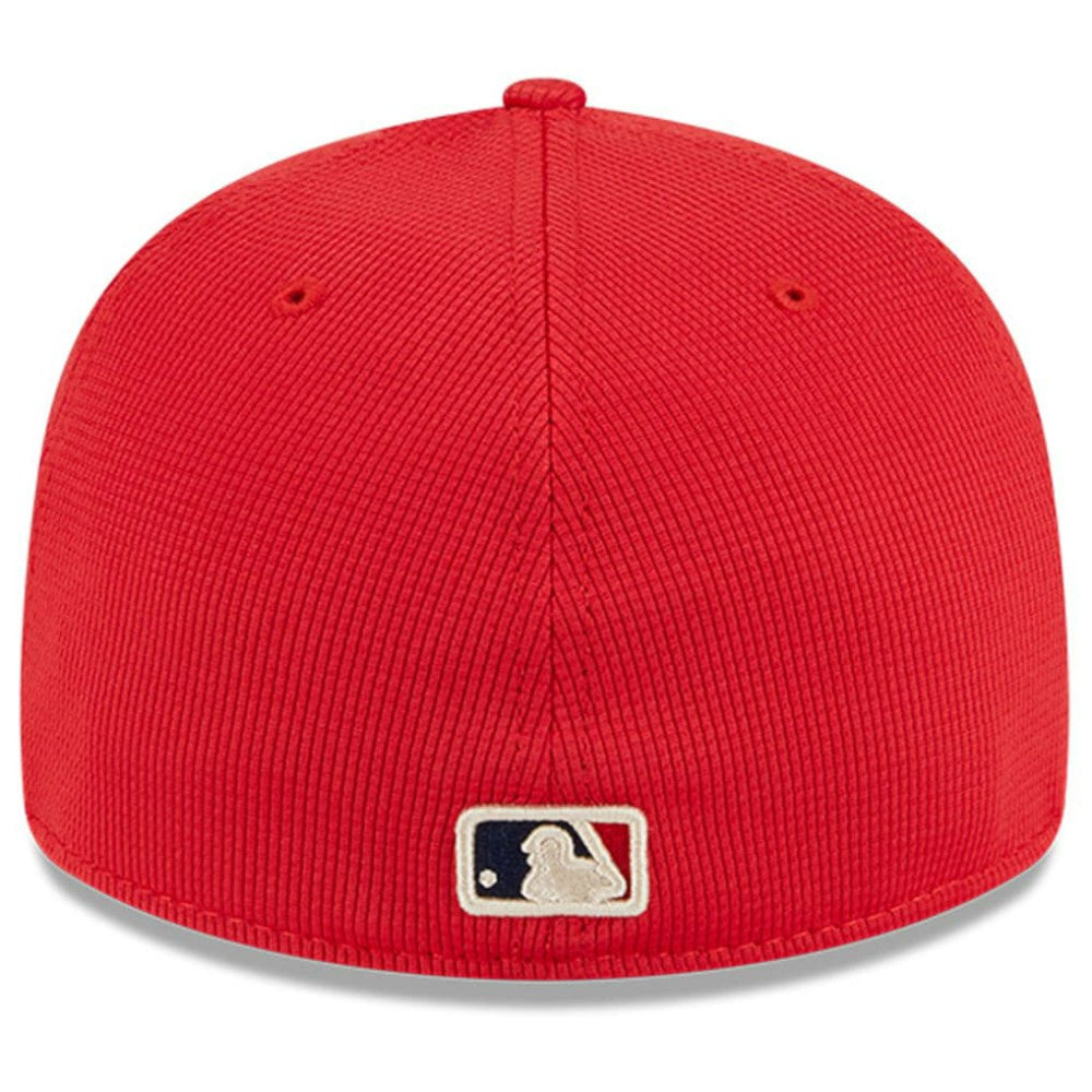 Texas Rangers City Connect Batting Practice Low Profile 59FIFTY Fitted Hat Red | New Era