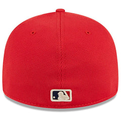 Texas Rangers City Connect Batting Practice Low Profile 59FIFTY Fitted Hat Red | New Era