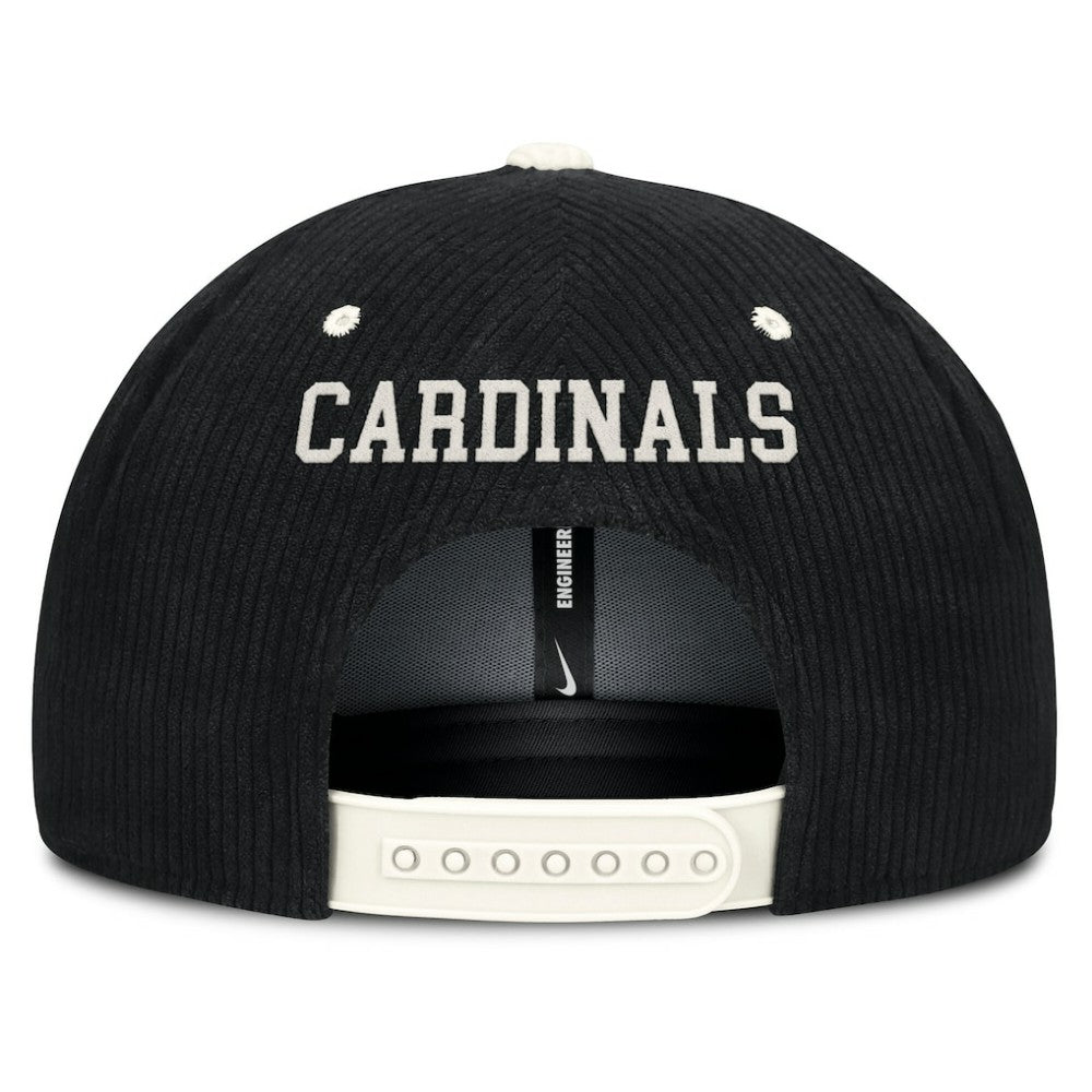St. Louis Cardinals Pro Corduroy Structured Snapback Hat Black | Nike