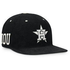 Houston Astros Pro Corduroy Structured Snapback Hat Black | Nike
