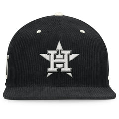 Houston Astros Pro Corduroy Structured Snapback Hat Black | Nike