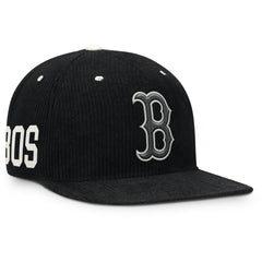 Boston Red Sox Pro Corduroy Structured Snapback Hat Black | Nike