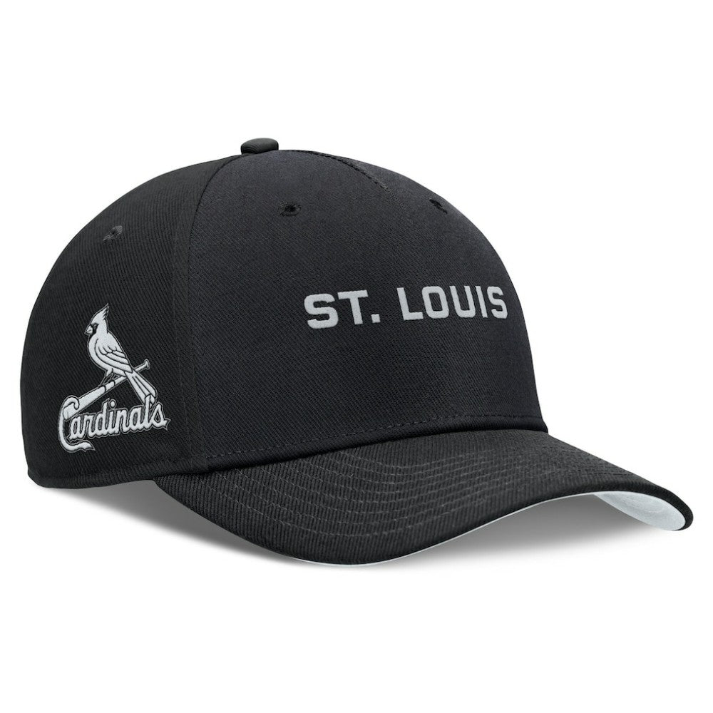 St. Louis Cardinals Rise Performance Adjustable Hat Black | Nike