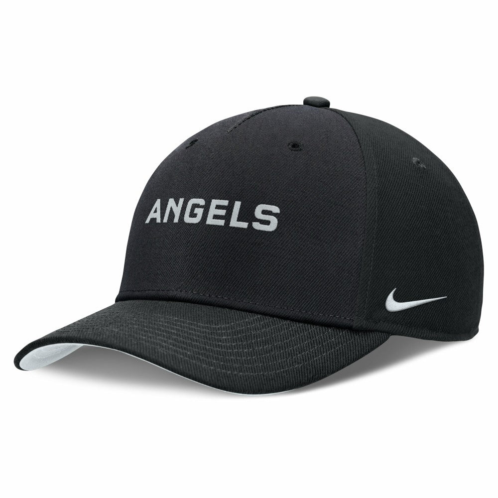 Los Angeles Angels Rise Performance Adjustable Hat Black | Nike