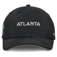 Atlanta Braves Rise Performance Adjustable Hat Black | Nike