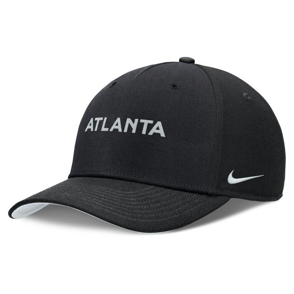 Atlanta Braves Rise Performance Adjustable Hat Black | Nike