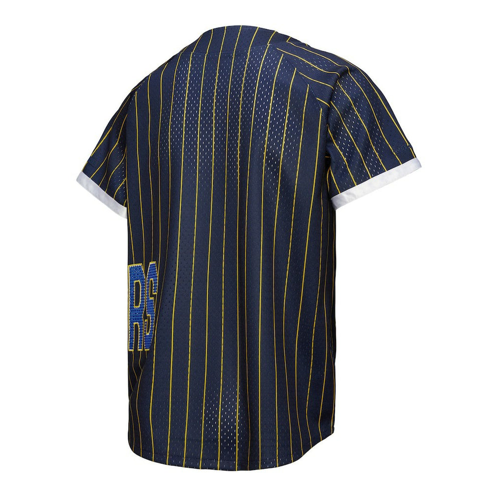 Golden State Warriors x DANNIJO Women's Fashion Baseball Jersey sale - Blue