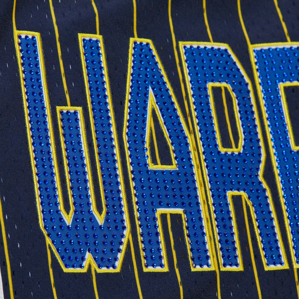 Golden State Warriors x DANNIJO Women's Fashion Baseball Jersey sale - Blue