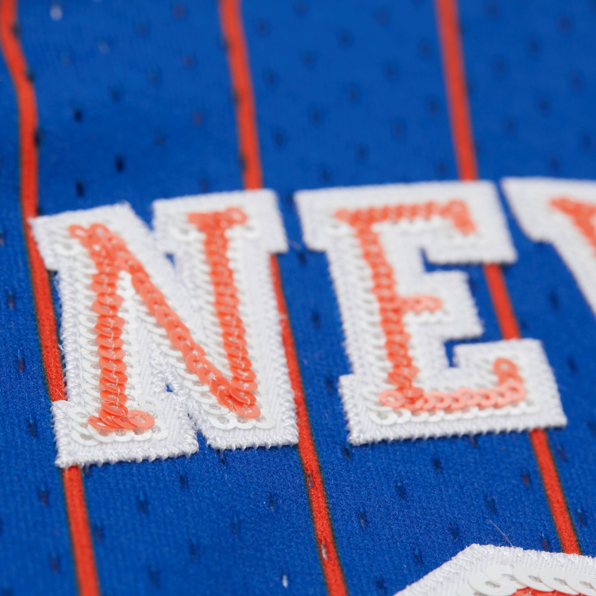 Patrick Ewing New York Knicks x DANNIJO Women's Fashion Cropped Basketball Jersey - Royal
