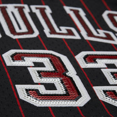 Scottie Pippen Chicago Bulls x DANNIJO Women's Fashion Cropped Basketball Jersey sale - Black