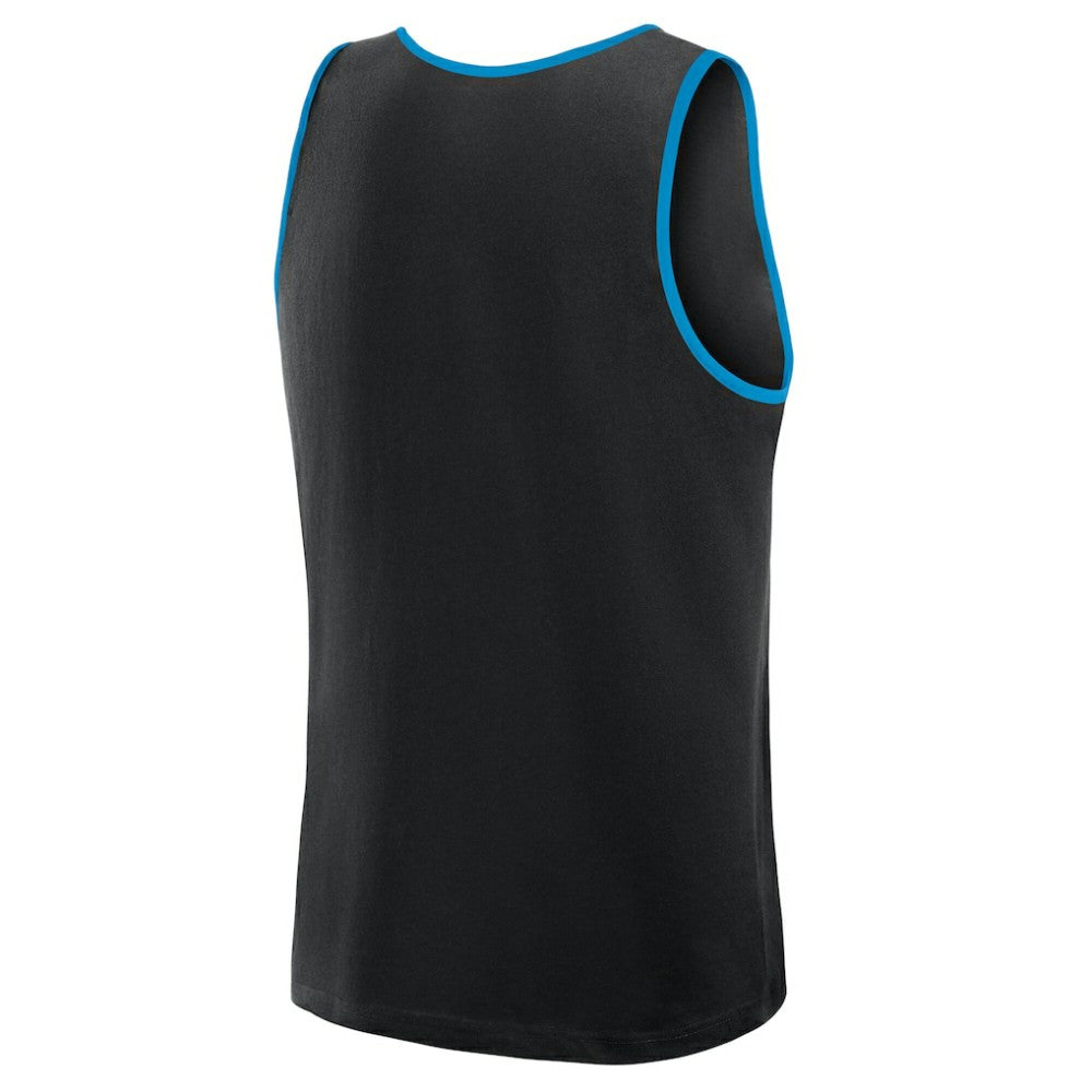 Miami Marlins Logo Athletic Unmatched Success Tank Top Black
