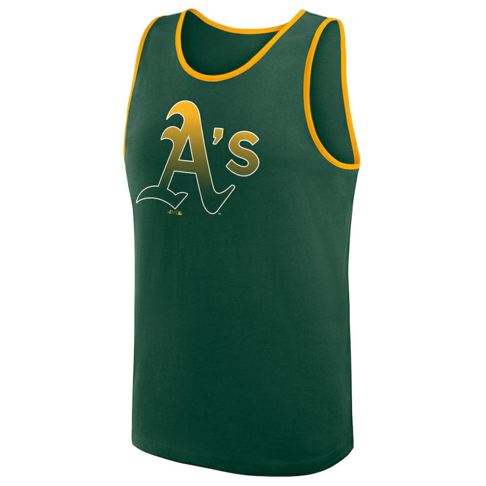Athletics Logo Athletic Unmatched Success Tank Top Green