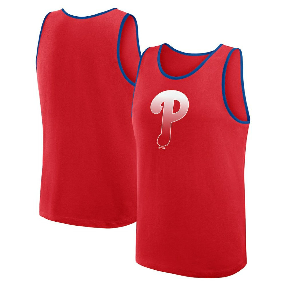 Philadelphia Phillies Logo Athletic Unmatched Success Tank Top Red
