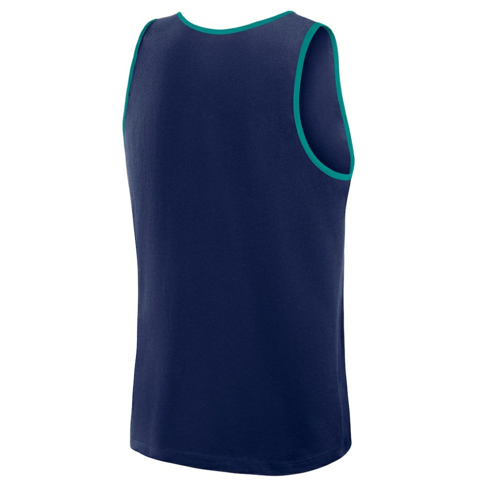 Seattle Mariners Logo Athletic Unmatched Success Tank Top Navy