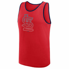 St. Louis Cardinals Logo Athletic Unmatched Success Tank Top Red