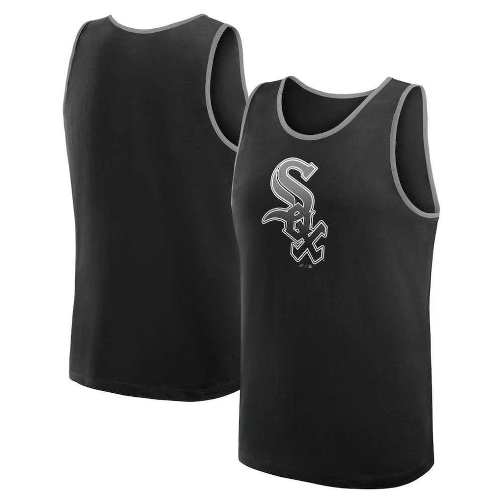 Chicago White Sox Logo Athletic Unmatched Success Tank Top Black