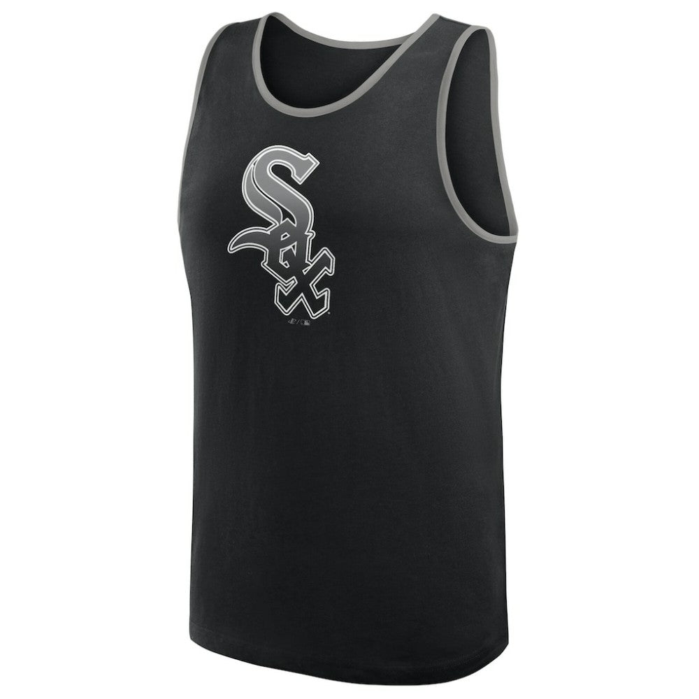 Chicago White Sox Logo Athletic Unmatched Success Tank Top Black