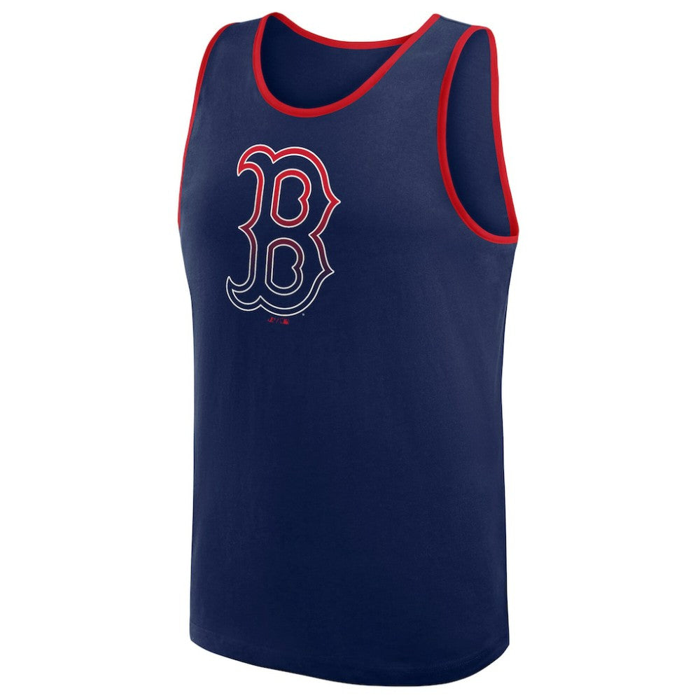 Boston Red Sox Logo Athletic Unmatched Success Tank Top Navy