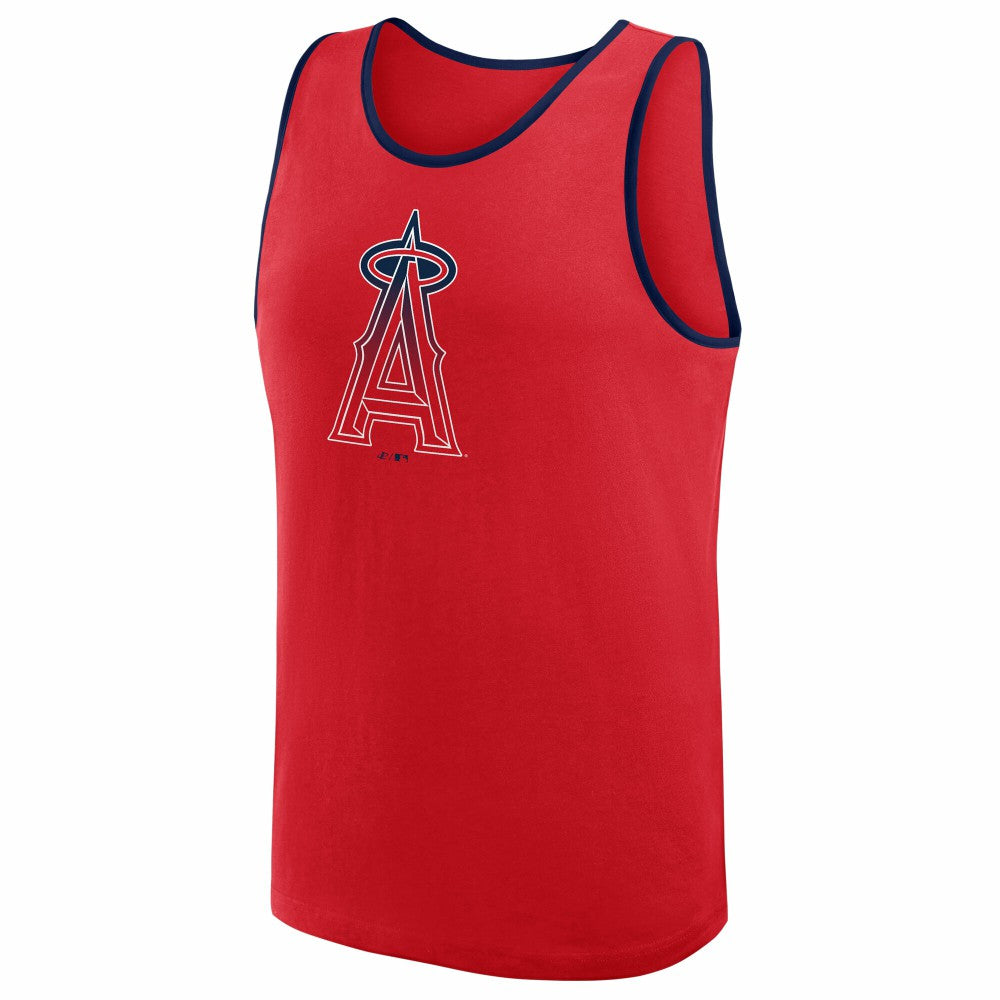 Los Angeles Angels Logo Athletic Unmatched Success Tank Top Red