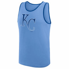 Kansas City Royals Logo Athletic Unmatched Success Tank Top Light Blue