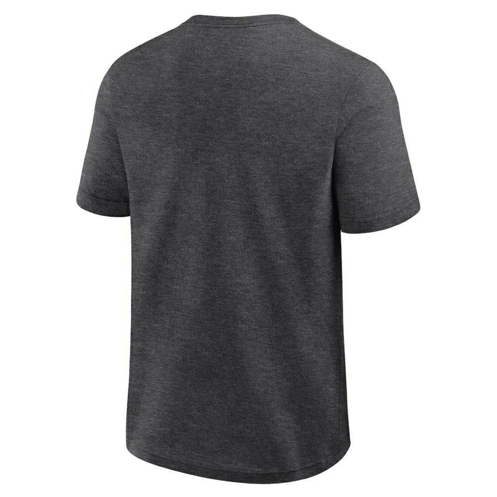 Pittsburgh Pirates Logo Athletic Top Notch T-Shirt Heather Charcoal