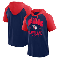 Cleveland Guardians Logo Athletic Prime Hoodie T-Shirt Navy