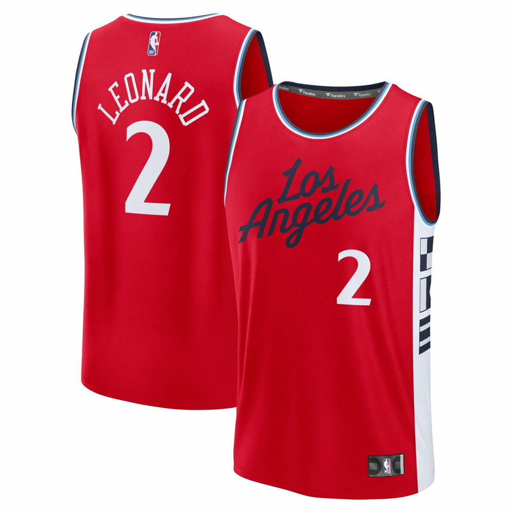 Kawhi Leonard LA Clippers Youth Fast Break Replica Player Jersey - Statement Edition - Red